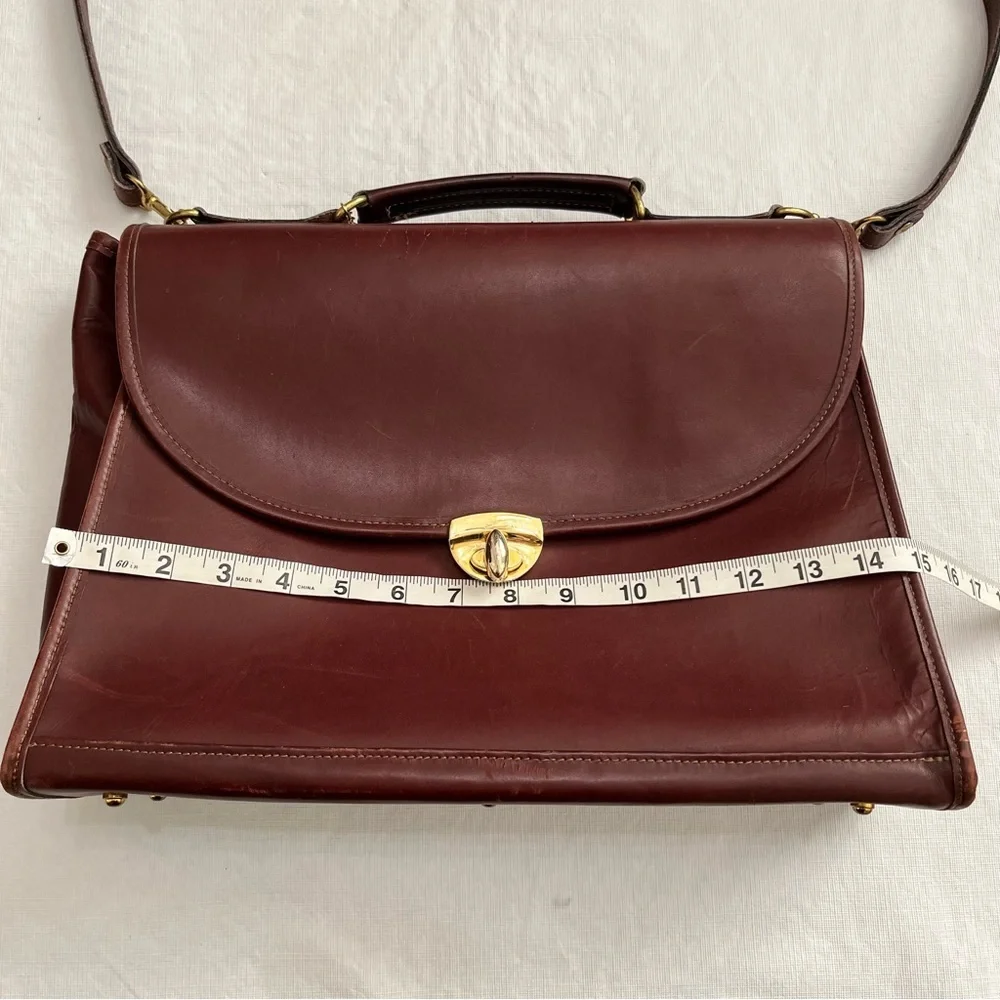 Jack Georges Leather Briefcase Bag